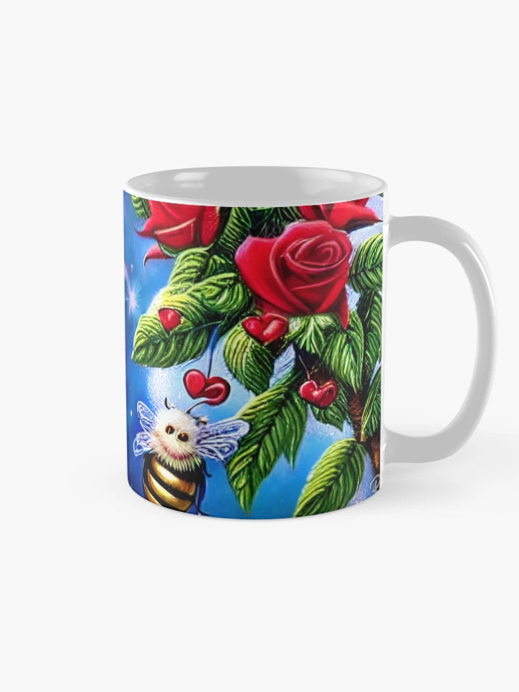 Thumbnail 3 of 6, Coffee Mug, Smelling the Roses designed and sold by RitaMaye.