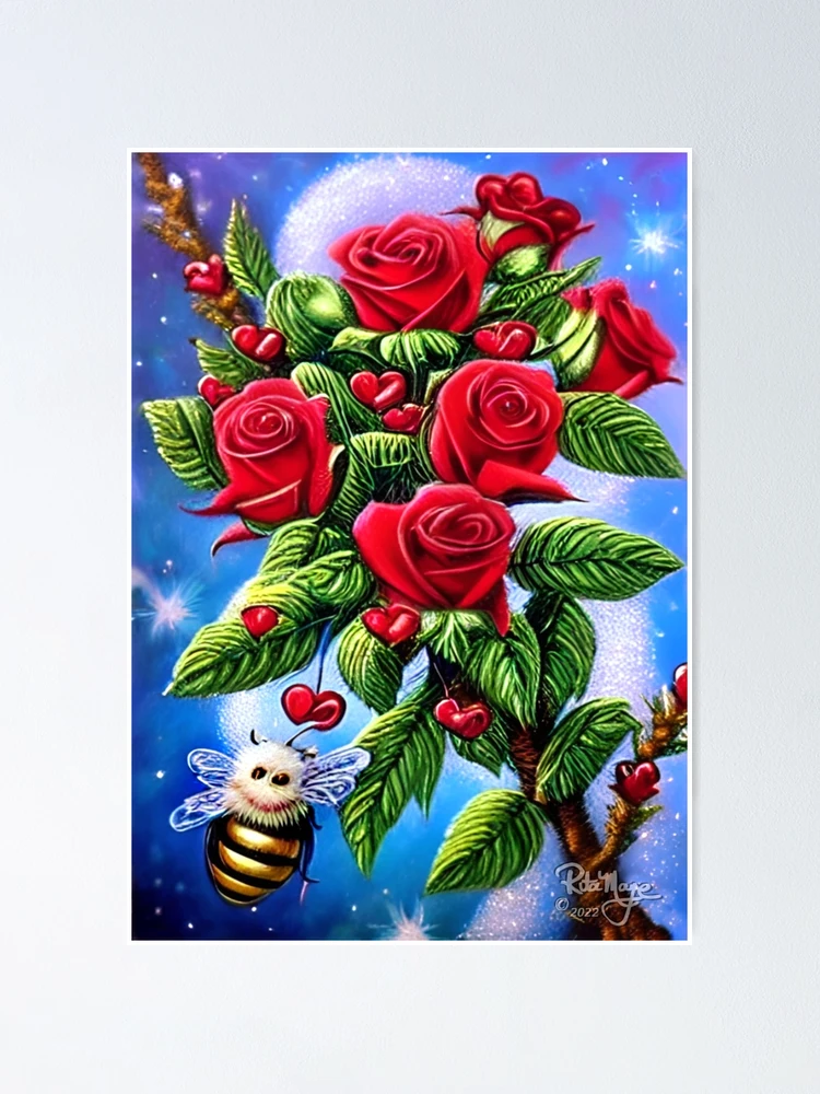 Thumbnail 1 of 3, Poster, Smelling the Roses designed and sold by RitaMaye.