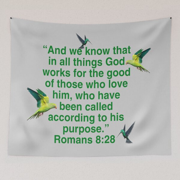 Item preview, Romans 8:28 Bible Veres  designed and sold by atroffire.