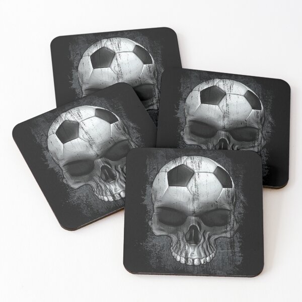 Item preview, football soccer skull designed and sold by drizzd.