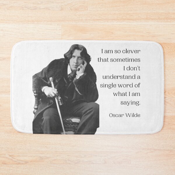 Item preview, Oscar Wilde Quote - Cleverness designed and sold by Historytaylored.