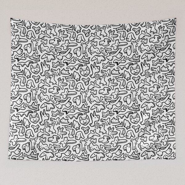 Item preview, Doodle Animal Pattern designed and sold by jastinamor.