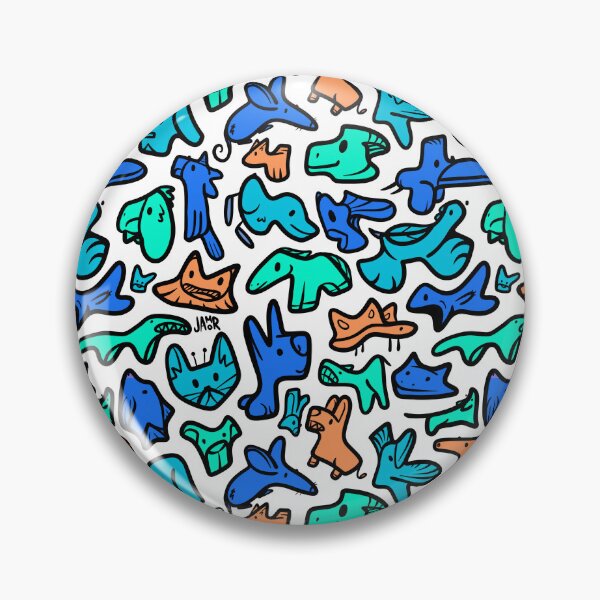 Item preview, Doodle Animal Color Pattern designed and sold by jastinamor.