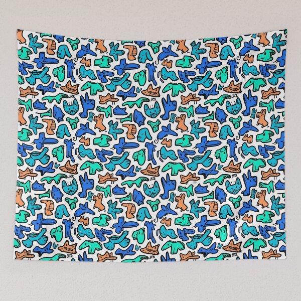 Item preview, Doodle Animal Color Pattern designed and sold by jastinamor.
