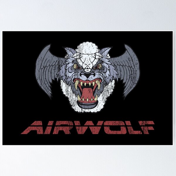 Item preview, Retro Airwolf Logo designed and sold by Andrew-Treherne.