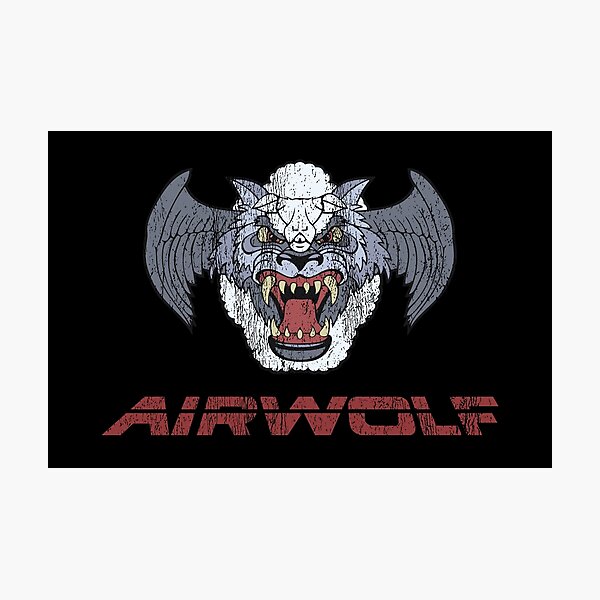 Item preview, Retro Airwolf Logo designed and sold by Andrew-Treherne.