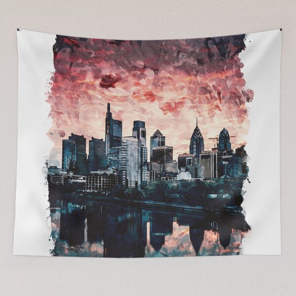 Artikelvorschau, Philadelphia USA Aquarell entworfen und verkauft von buzztop.