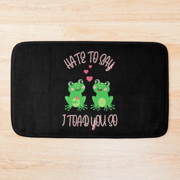 Item preview, Hate To Say I Toad You So - Two Frogs With Love Hearts designed and sold by ImagesDesigns.