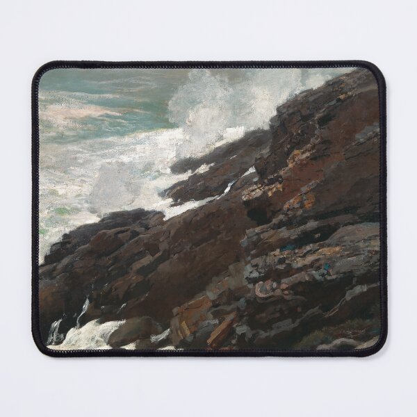 Item preview, Rocky Shore Painting Circa 1894 designed and sold by Hybridized.