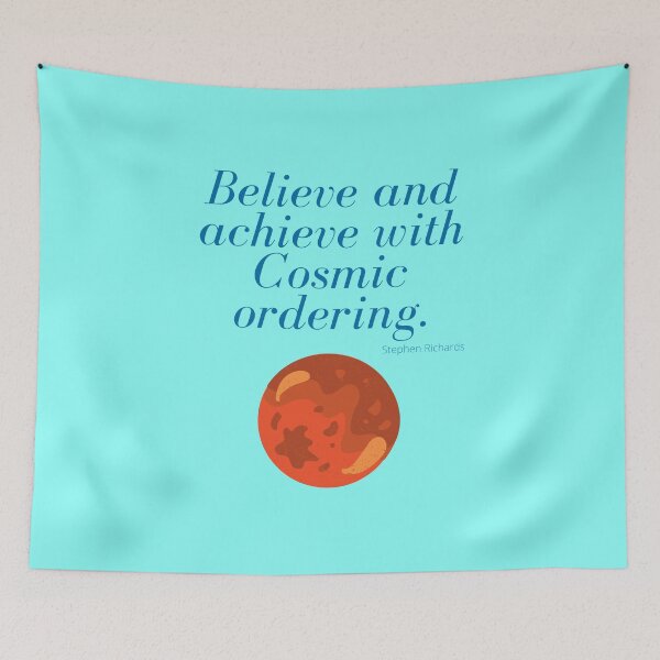 Item preview, 'Believe and achieve with cosmic ordering' - Stephen Richards  designed and sold by Rechtop.