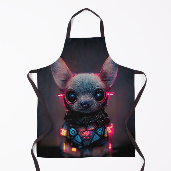 Artikelvorschau, Neon-Cyberpunk-Chihuahua entworfen und verkauft von MajorLipstick.