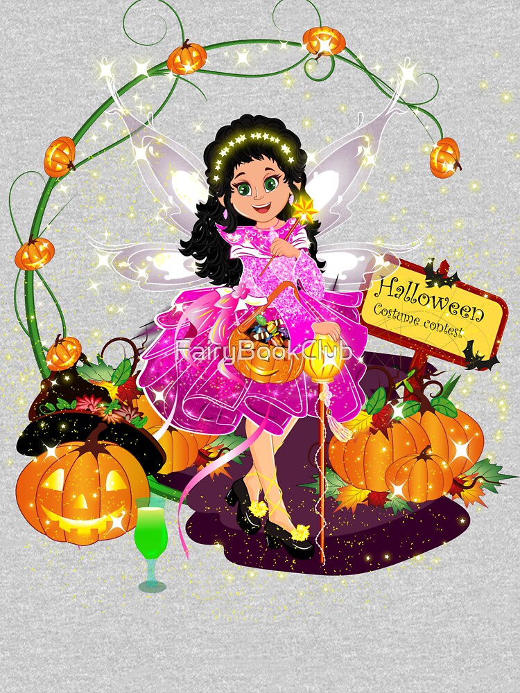 Thumbnail 5 of 5, Toddler Pullover Hoodie, Isabella From A Magical Halloween Adventure designed and sold by FairyBookClub.