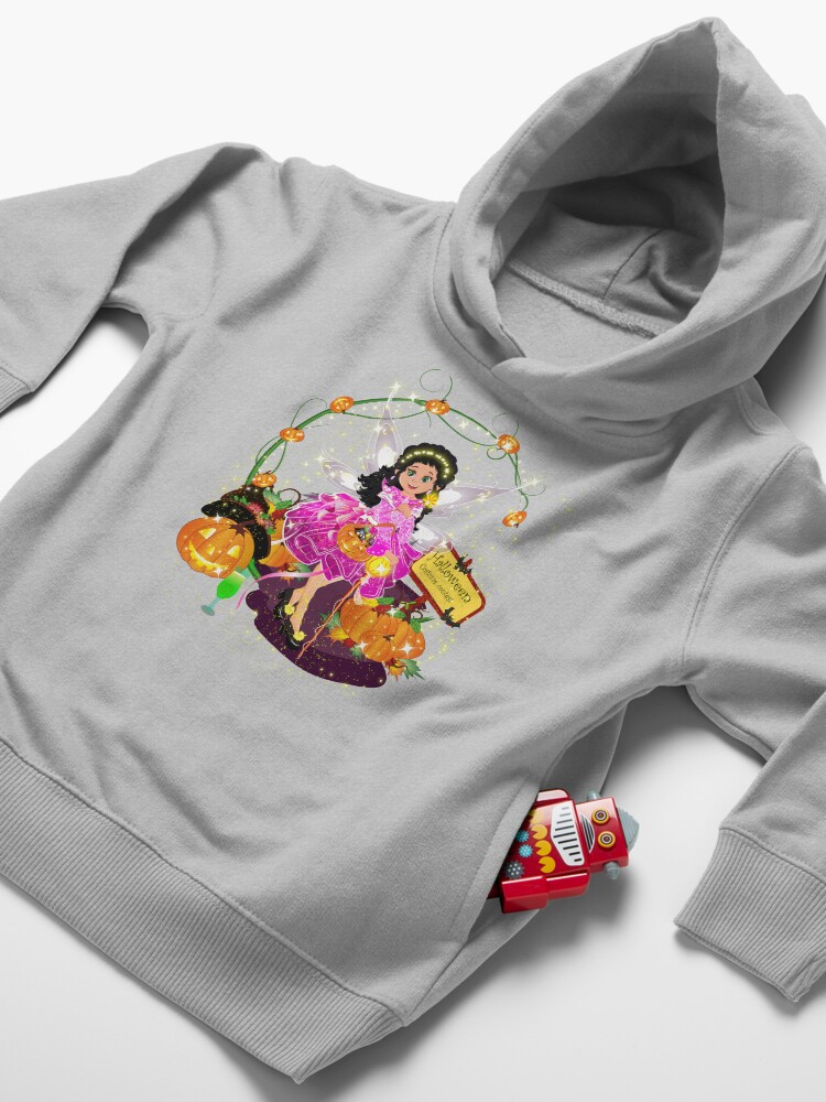 Thumbnail 4 of 5, Toddler Pullover Hoodie, Isabella From A Magical Halloween Adventure designed and sold by FairyBookClub.