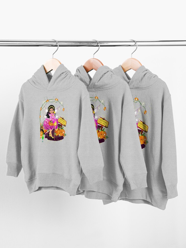 Thumbnail 3 of 5, Toddler Pullover Hoodie, Isabella From A Magical Halloween Adventure designed and sold by FairyBookClub.