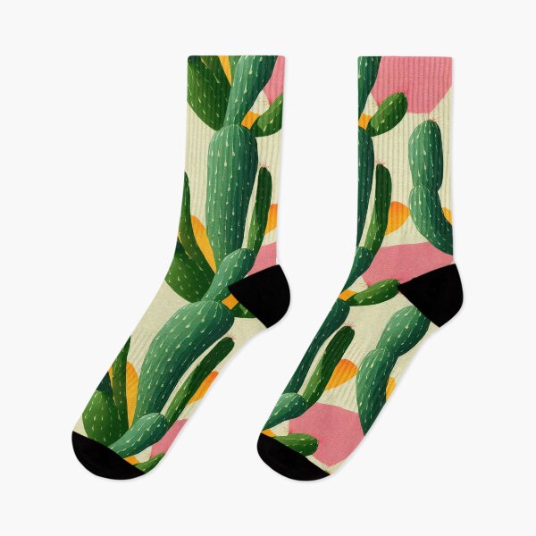 Item preview, Watercolor cacti pattern designed and sold by DottedLinePrint.
