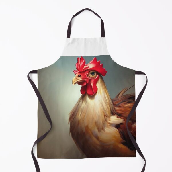 Item preview, rooster painting - chicken art designed and sold by PERsonalthreads.