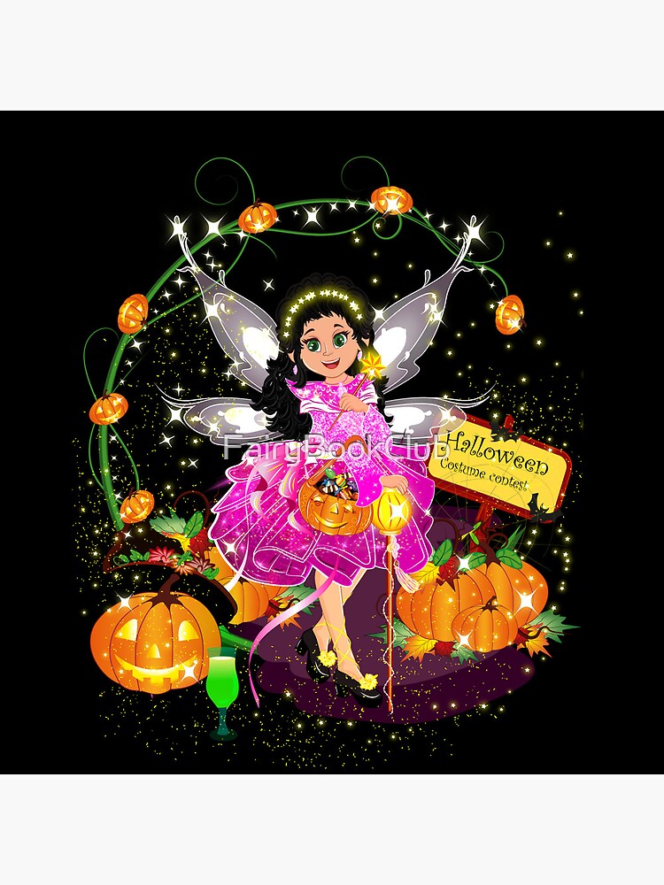 Thumbnail 5 of 5, Coasters (Set of 4), Isabella From A Magical Halloween Adventure designed and sold by FairyBookClub.