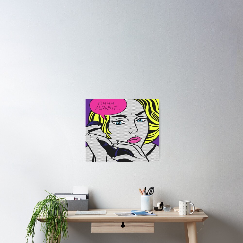 "roy lichtenstein pop art for sale" Poster for Sale by lamia3 Redbubble