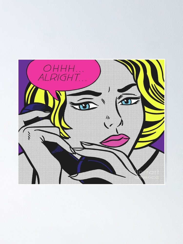 "roy lichtenstein pop art for sale" Poster for Sale by lamia3 Redbubble