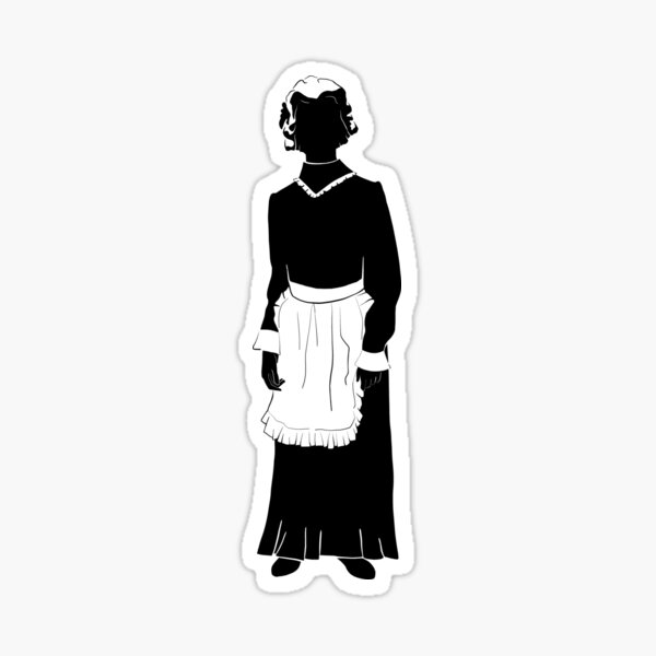 The Nutcracker Maid Silhouette Sticker