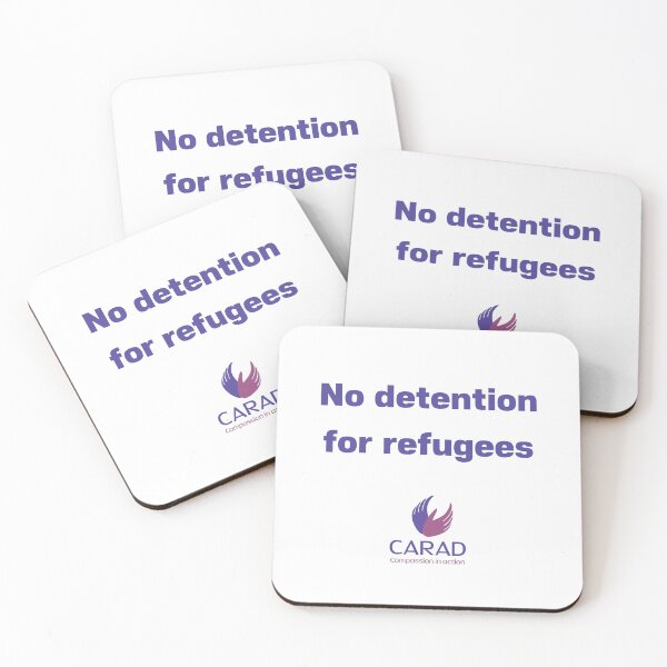 Item preview, No detention for refugees designed and sold by CaradWA.
