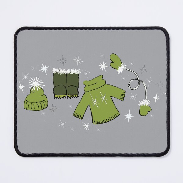 Item preview, Winter weather snow lover gear cartoon illustration designed and sold by AngelDawnDesign.