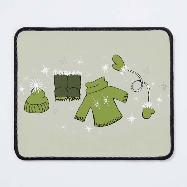 Item preview, Winter weather snow lover gear cartoon illustration designed and sold by AngelDawnDesign.