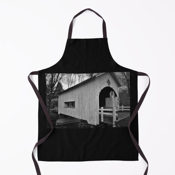 Item preview, Black And White Short Covered Bridge designed and sold by KirtTisdale.