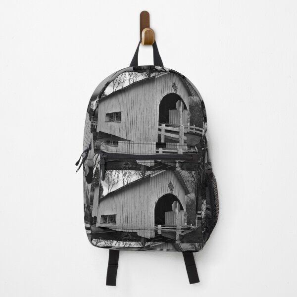 Item preview, Black And White Short Covered Bridge designed and sold by KirtTisdale.