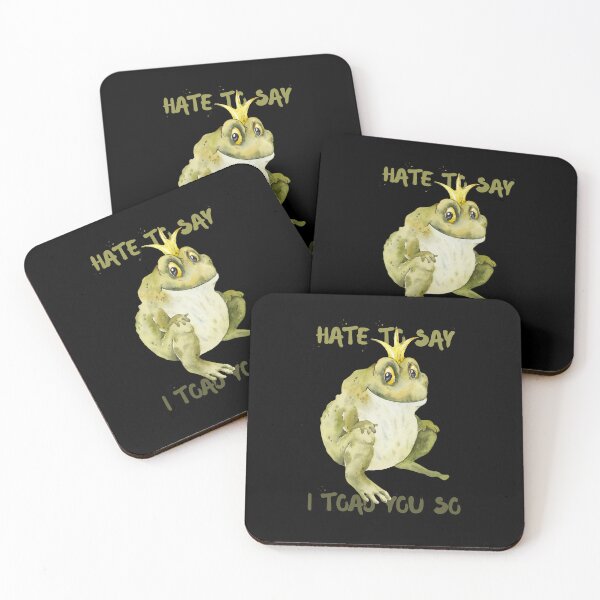 Item preview,  Hate To Say I Toad You So - Happy Toad With Crown designed and sold by ImagesDesigns.