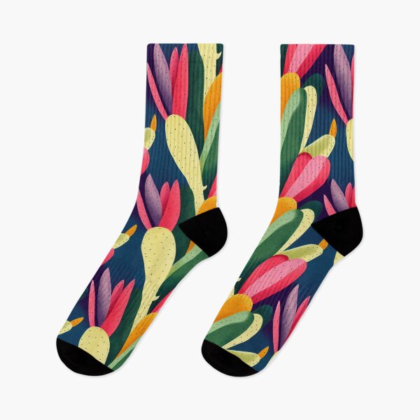 Item preview, Watercolor cactus pattern designed and sold by DottedLinePrint.