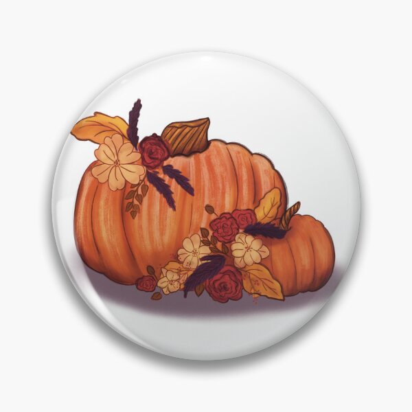 Item preview, Fall Florals with Pumpkins designed and sold by sedfrogdraws.
