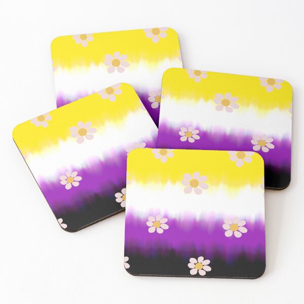 Item preview, Daisy non binary enby pride flag designed and sold by PixiStixxharri.