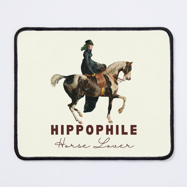Item preview, Hippophile Horse Lover Fun Dark Academia Equestrian Gift designed and sold by IceCreamMuseum.