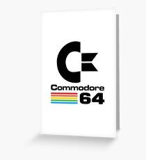 Commodore 64 Logo Merchandise Greeting Card