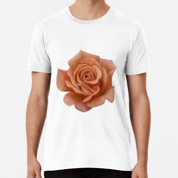 Item preview, Peach Rose designed and sold by Wondersofwhimsy.