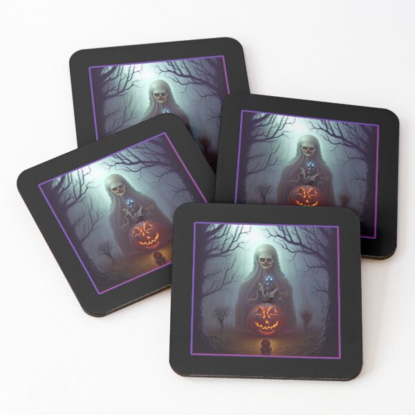 Item preview, Grim Reaper In Halloween Woods designed and sold by WoodburyLake.