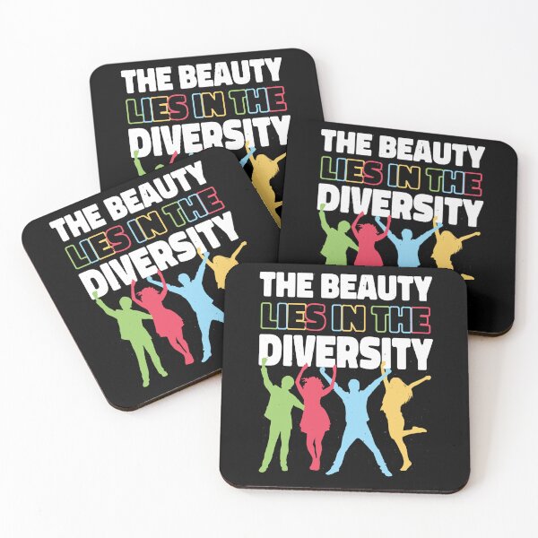 Item preview, Multiculturalism Unity The Beaty Lies in the Diversity Quote designed and sold by MrEddie10.