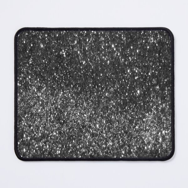 Item preview, Fine Grain, Black Glitter, Large Sized Non-Repeating Image designed and sold by Nicolette Olivier.