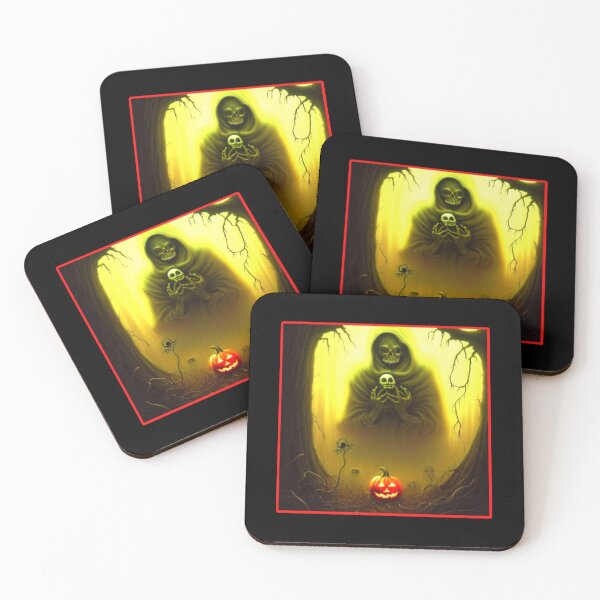 Item preview, Grim Reaper In Halloween Woods designed and sold by WoodburyLake.