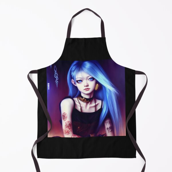 Item preview, Cute blue hair princess designed and sold by PunkerLazar.