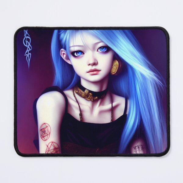 Item preview, Cute blue hair princess designed and sold by PunkerLazar.