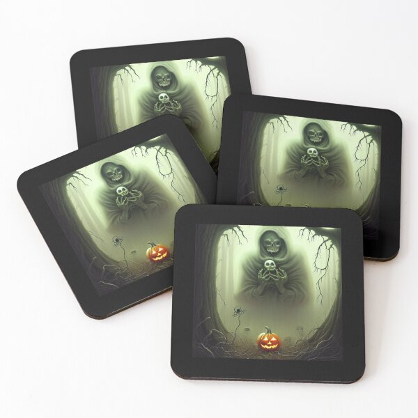 Item preview, Grim Reaper In Halloween Woods designed and sold by WoodburyLake.