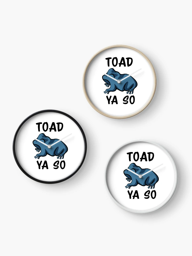 Thumbnail 3 of 4, Clock, Toad Ya So designed and sold by InkLayer.