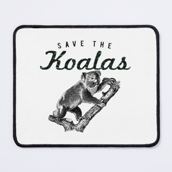 Item preview, Save the koalas hats, save the koalas shirts, save the koalas phone cases, save the koalas dress, save the koalas backpack, save the koalas shirts for lovers koala designed and sold by Poussyarts.