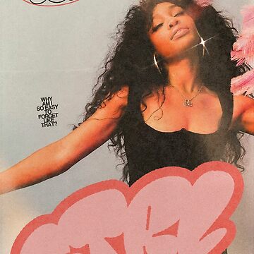 Artwork thumbnail, SZA | Ctrl | Vintage Retro Wall Art Music Album Poster Print by grlpower