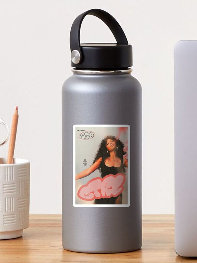 Thumbnail 1 of 3, Sticker, SZA | Ctrl | Vintage Retro Wall Art Music Album Poster Print designed and sold by grlpower.
