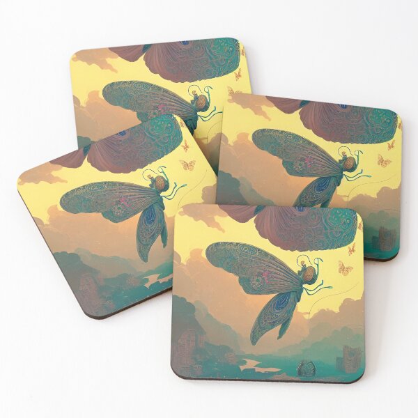 Item preview, Tranquil Butterfly Flight  designed and sold by EsoteraArt.