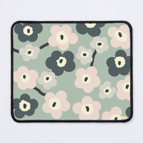 Item preview, Iconic Modern Scandinavian Garden in Sage Green and Blush Pink designed and sold by Deutschic.