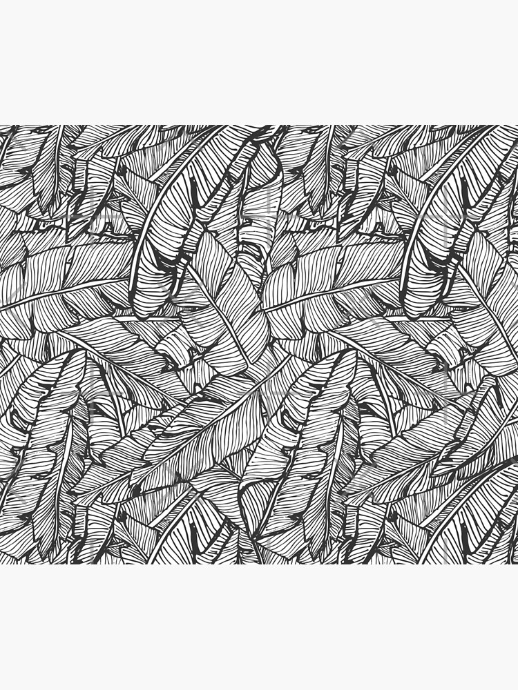 Black & White Jungle Shower Curtain